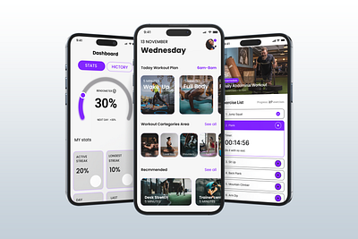 fitness app design 3d branding fi figma design fitnees fitnees app fitnnees graphic design motion graphics ui uiux design