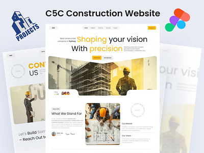 C5C Construction Website Design architecture website c5c c5c projects construction construction company construction website contact us page contractor website handyman website home improvement home remodeling hvac website landing page login page plumbing plumbing website renovation roofing website website creation website redesign