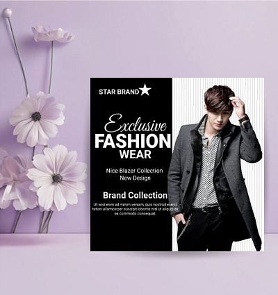 Fashion Poster Design 3d animation branding graphic design logo motion graphics