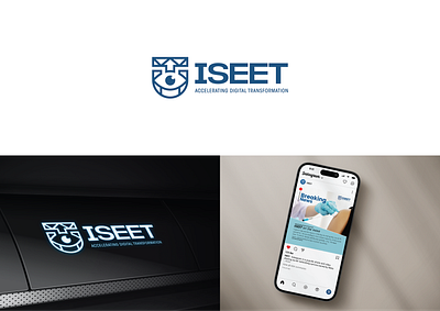 Logo design concept for ISEET (I See Technology) 3d art brand brandidentity branding concept customlogo design eye fiverr freelancer graphic design ict illustrator informationtechnology it logo logodesign technology vector