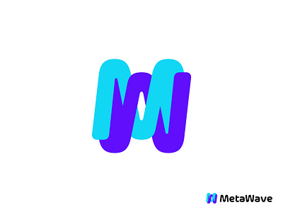 metawave logo design app icon branding creative design icon letter mw logo logo design meta wave minimal modern logo mw letter mw logo saas software tech