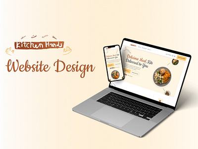 Health Food Modern Website Design ui website design