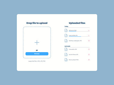 Daily UI #031 File Upload dailyui design ui ui design uiux upload file ux