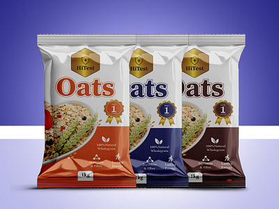 Oats Packaging Design gdkawsarahmed labels new label oats mockup packet deisng top deisng