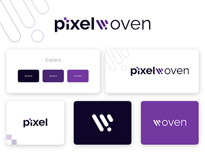 Pixel Woven | Logo Design abstract logo brand identity brand identity design brand logo branding business company company business logo business marketing company logo corporate logo design gradient logo graphic design identity logo logo design logo marketing logo modern marketing modern shapes