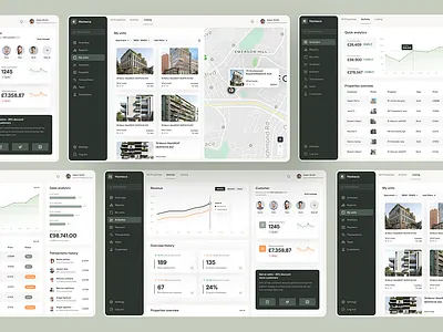 Homeco Dashboard Design branding dashboard design ui web web design webdesign website