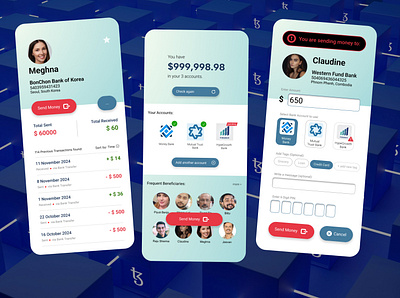 Banking App design idea app banking financial ui web design