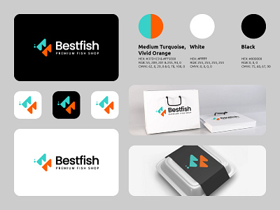 Bestfish Logo animal business fish fish logo fish shop logo logos modern simple