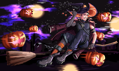 Halloweenie boy branding character character art character design design fan art graphic design illustration logo ui