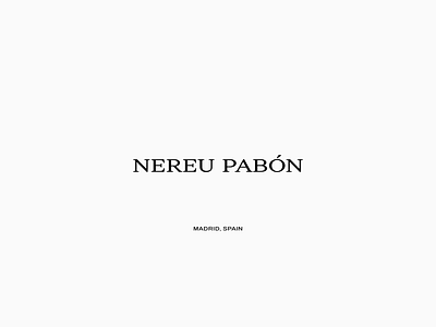 Nereu Pabón — Logo branding graphic design logo visual identity