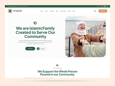 Islamic Family branding graphic design ui