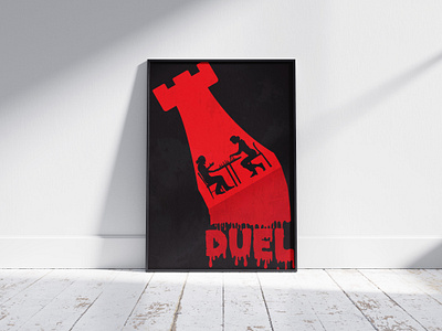 Duel - Minimalist Movie Poster Design graphic design minimalistposter poster