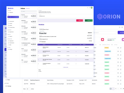 Invoice Tracking System approve button billing system cancel button clean layout dashboard design design system figma ui invoice invoice system light theme paper to digital design purple purple design purple layout remote work saas screenshot to design tracki invoice tracking system uiux