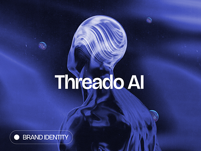 Threado AI - Brand Identity ai brand brand identitiy brand identitiy design branding design graphic design logo mockups premium product product design support ui ui design ux