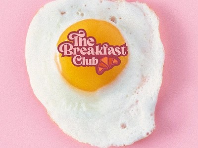 The Breakfast Club's identity design animation best logo designs branding breakfast club croissant design egg flyer design food logo graphic design identity design illustration logo logo presentation logotipos morning sicialmediadesign sun typography