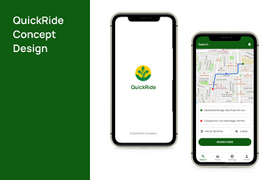 QuickRide Concept Design android app appdesign branding design figma figmadesign ios mobile mobile apps ui uidesign uxdesign