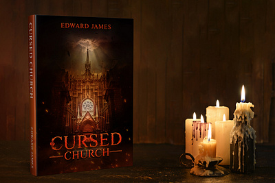 Cursed Church 3d book mockup amazon kdp book book cover book cover art book cover design book cover designer book cover mockup book design cursed church ebook ebook cover epic epic book epic book covers epic bookcovers epic covers horror book cover paperback professional book cover