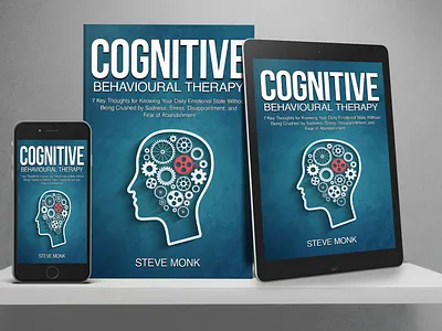 Cognitive Behavioural Therapy 3d book mockup amazon kdp book book cover book cover art book cover design book cover designer book cover mockup book design cognitive behavioural therapy ebook ebook cover epic epic book epic book covers epic bookcovers epic covers paperback professional book cover therapy book cover