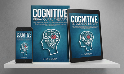 Cognitive Behavioural Therapy 3d book mockup amazon kdp book book cover book cover art book cover design book cover designer book cover mockup book design cognitive behavioural therapy ebook ebook cover epic epic book epic book covers epic bookcovers epic covers paperback professional book cover therapy book cover