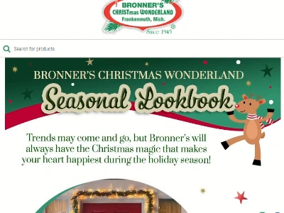 Bronner's Digital Seasonal Lookbook 2024 branding design designer graphic design graphicdesign layout design