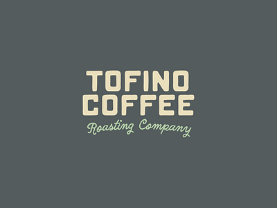 Tofino Coffee Roasting Company Merch Graphics Logo and Font branding coffee coffee logo coffee roaster font logo ocean pnw surf tofino vector