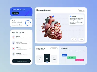 UI-UX for an Education Product ✦ Stumed admin panel analytics charts crm dashboard design graphs interface management product saas sidebar system table ui ux