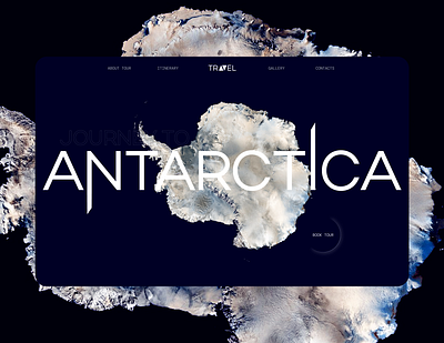 Antarctica tour website design figma landing page ui ui design uxui web design website