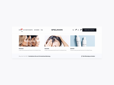 Website navigation – expanded ecommerce expanded minimal navbar navigation simple store webdesign