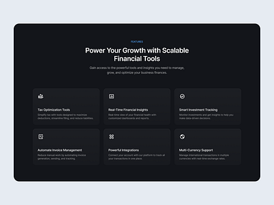 Features Sections - SquareUi design system features figma landing page product design section ui ux web design