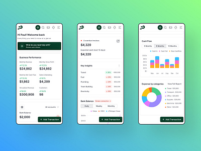 Payflow Mobile Dashboard