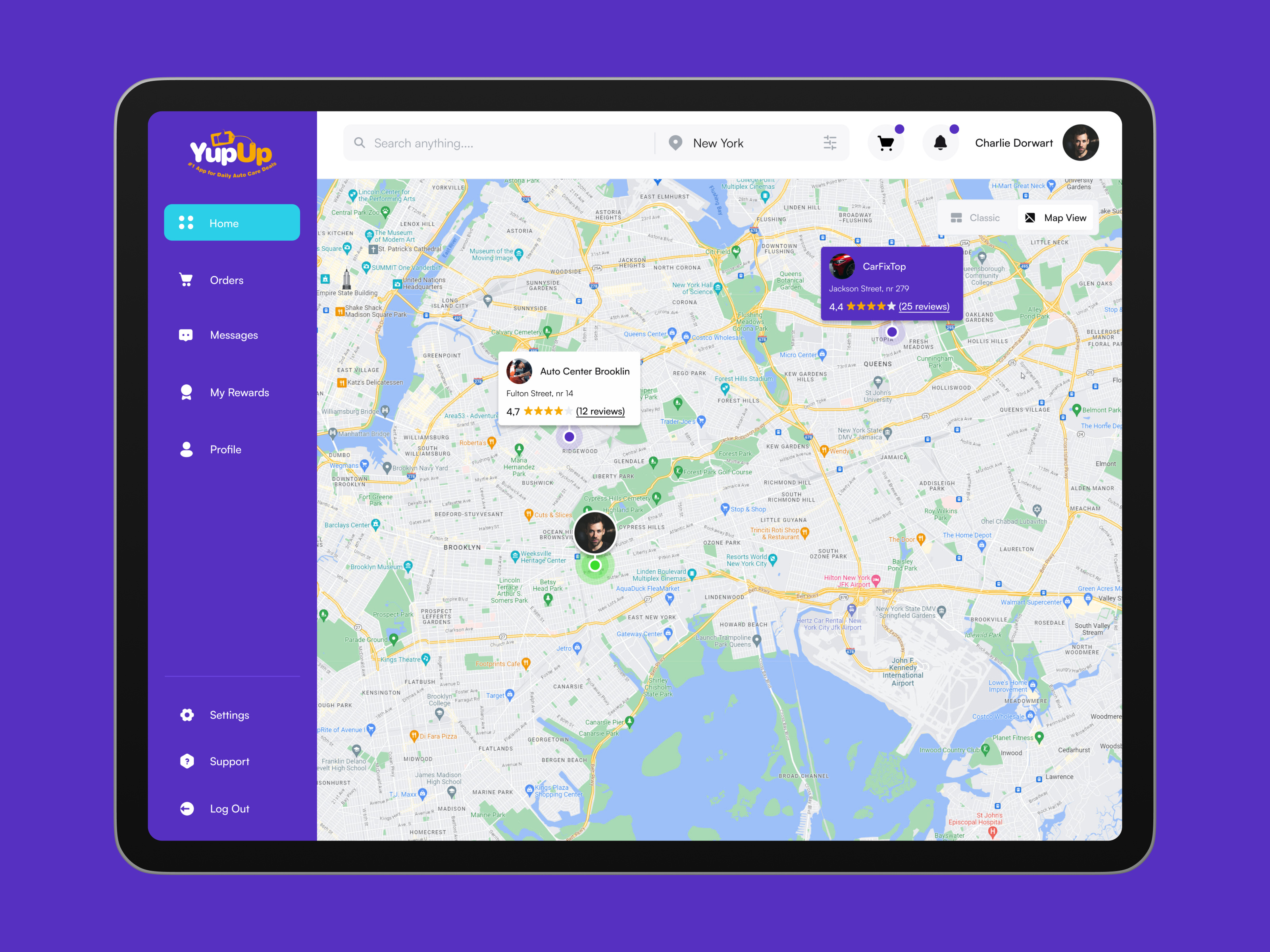 Example of UI UX Design