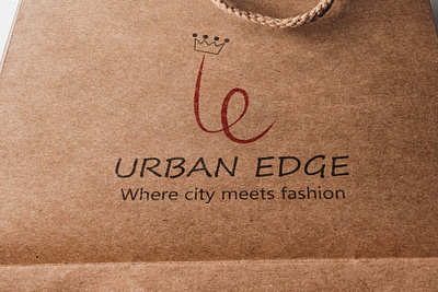 URBAN EDGE A STREET WARE CLOTHING BRAND LOGO. branding design graphic design logo design