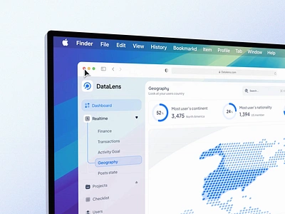 DataLens / Dashboard 3d analytics analytics app animation circular chart countrys dashboard geography map geography stat logo pie charts presentation prototype sidebar stats statuses ui motion uiux upgrade cta world map