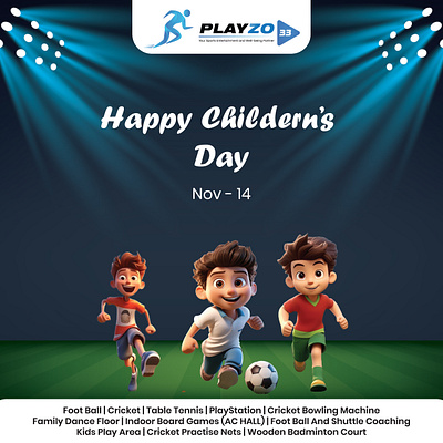 Children' Day Poster for a Sportz Company