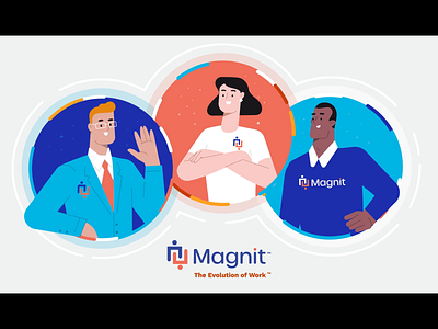 Magnit after effects animation character gif magnit motion graphics