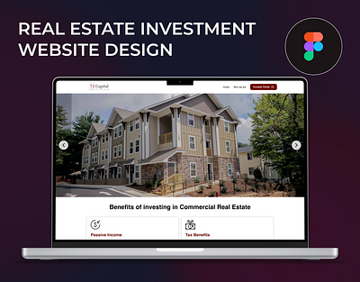 Real Estate Investment Website Design investor website landing page design portfolio web design real estate real estate investor real estate website ui ui designer ux designer ux ui uxui design web design