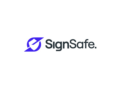 Signsafe logo brand identity branding icon letter logo logo logo design logotype minimalist modern logo s saas icon saas logo safe logo security logo sign logo signature logo tech trust logo vault logo