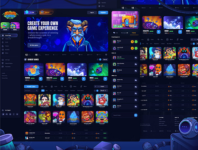 MooWin Casino: Home Page 2d art betting casino character design crash game crypto casino cyberpunk dark interface gambling game banner game design game illustration game interface home page illustration main page slots ui ux web design