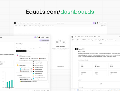 Equals Dashboards Video + Storyboard Design 2d aftereffects animation colours equals motion motion graphics product product design spreadsheet typography ui ux