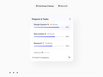 ✔ Task Tracker Widget for iOS | Daily Design Challenge design challenge ios productivity task tracker ui ux widget
