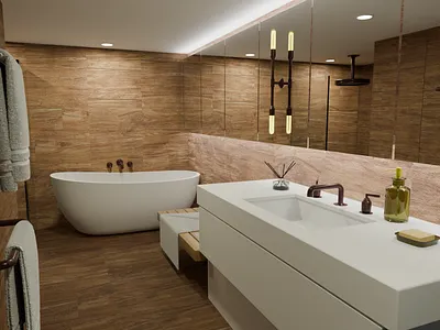 Bathroom visualisation 3d 3d graphics blender design illustration render