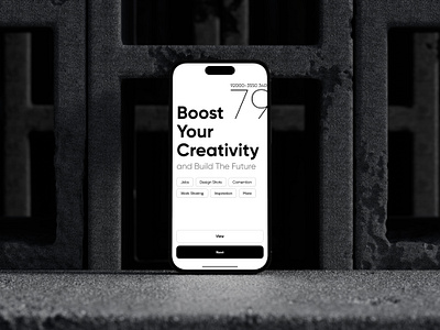 Boost Your Creativity App Splash Screen 3d animation branding graphic design logo motion graphics ui