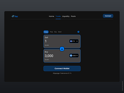 REX DEX SWAP PAGE