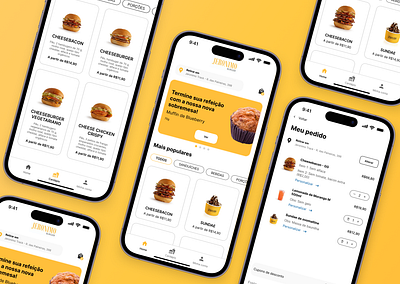 Aplicativo do Jeronimo do Grupo Madero. app brazil fastfood graphic design ui websites