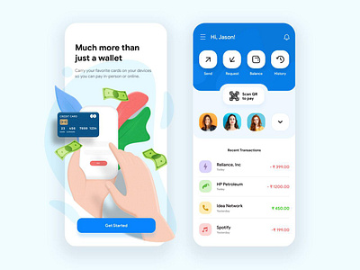 Wallet App Design creative interface design dribbbleshots. dribble portfolio ui uiux uiuxdesign wallet app ui