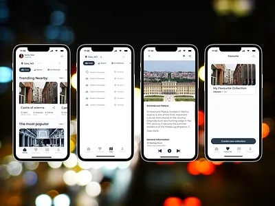 Yozza – Discover cities through their rhythm cleandesign cleanui interactivedesign minimaldesign mobileapp travelapp ui uiux ux