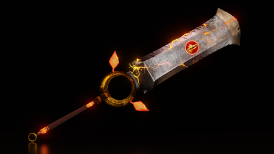 Infernal Aegisblade 3d 3dart 3dmodeling blender blender3d blenderrender digitalart duculet emilia cristina fantasyart fantasyweapon gameart gameasset gamedev gamingassets infernalblade sworddesign texturing weapondesign