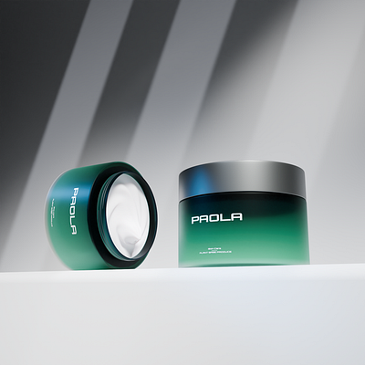 PAOLA - Face Cream 3d blender branding product