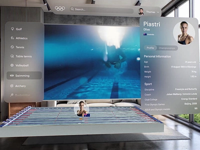 Olympics Apple Vision Pro - AR Animation Concept metaquest