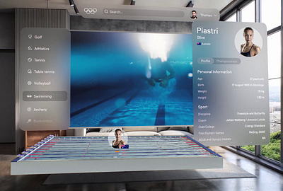 Olympics Apple Vision Pro - AR Animation Concept metaquest